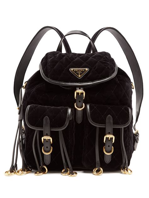 prada tan fringe bag|Prada leather backpack.